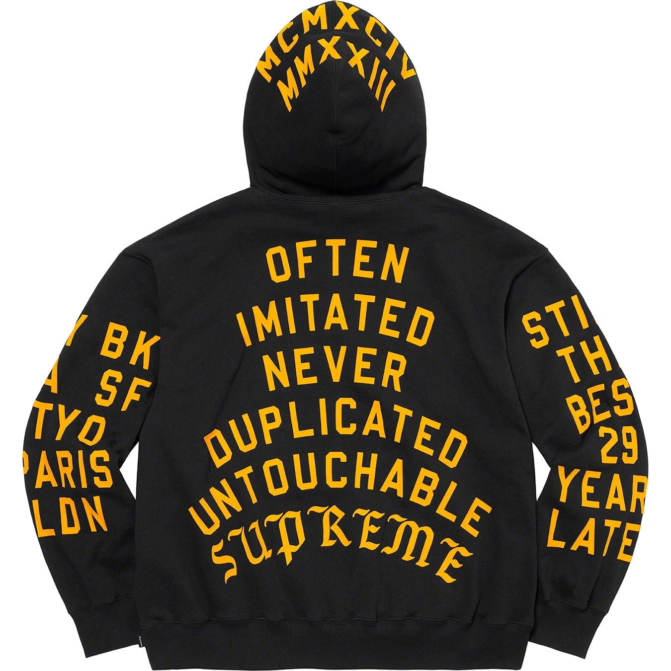 Supreme Team Flocked Hooded Sweatshirt view 10